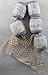 Set of 5 Wood Buoys & Fishing Net