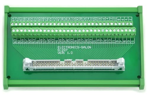 Módulo IDC-64 para riel DIN breakout con bloque de terminales 2