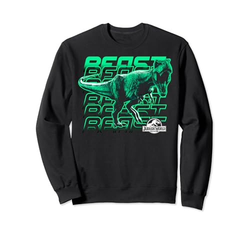 Sweatshirt Jurassic World Indominus Rex molletonné et chaud imprimé néon