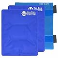 Koo-Care 2 Large Gel Ice Packs for Injuries Reusable Hot Cold Pack Wrap with Strap - Flexible Cold Compress for Shoulder Rotator Cuff, Hip, Knee Replacement Pain Relief Post-Surgery Recovery 11" x 14"