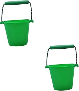 BESPORTBLE Beach Toys 2pcs Beach Toy Outside Toy Kid Toys Sand Bucket Folding Bucket Child Shower Barrel Foldable