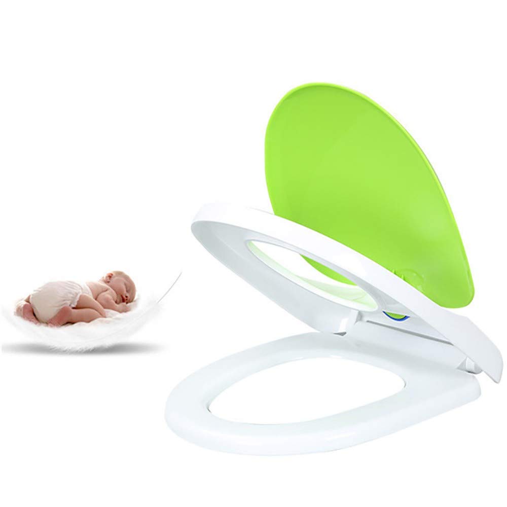 Tapa para WC, Tapa de Inodoro, Asiento para niños,Tapa Asientos para Inodoro Familiar con Asiento Reductor Infantil y Cierre Suave, función Easy-Clean