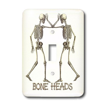Interrupteur à baïonnette Two Skeletons déco rock gothique salon