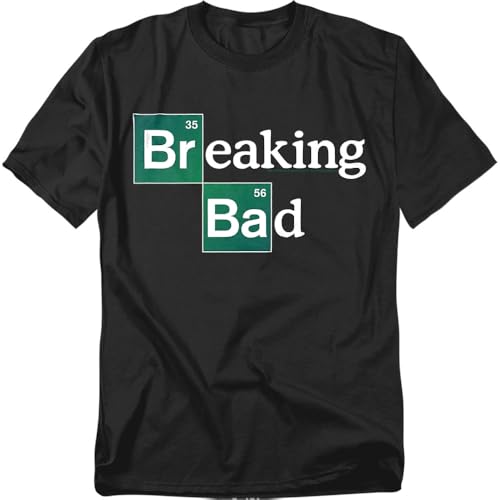 Popfunk Breaking Bad Logo Unisex Adult T-Shirt Black