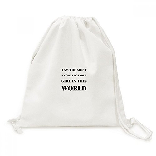 Sac en toile Je suis l'Omniscient Fille pour remplacer les cabas fragiles