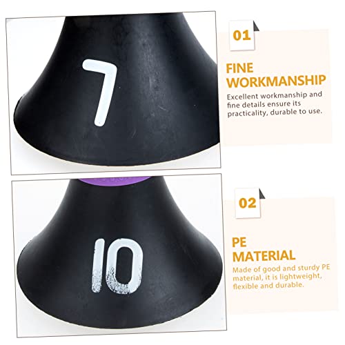BESPORTBLE 10Pcs Ferramentas Infantis Cones De Trânsito Laranja Multiferramentas Equipamentos De Tre