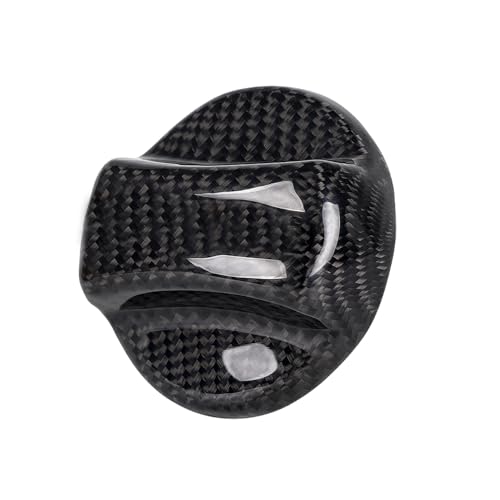 KARTONMOTOR Real Carbon Fiber Oil Filler Cap Cover for BMW F87 F82 M2 M4 M5, Universal Fuel Tank Gas Cap Replacement for 11128655331, 11-12-8-655-331,Decorative Accessories