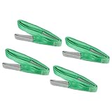 PATIKIL 2 x6’ Hebe Gurt 4Stk 4409lbs Hebe Schlingen Flach Auge zu Auge 2 Lagen Polyester Gurtband Hebe Bewegungs Gurte für Takelage Hebe Ausrüstung Grün