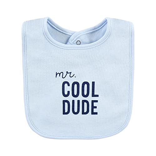 Image of Hudson Baby Unisex Baby Cotton Bibs, Hugasaurus, One Size