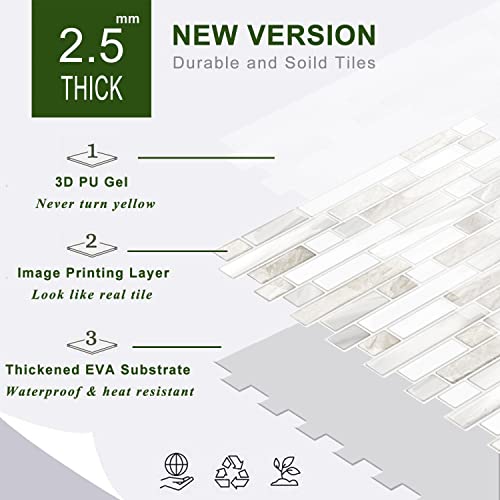Stickgoo 02A-T12 Thicker Design Peel And Stick Tile Backsplash thumb #5