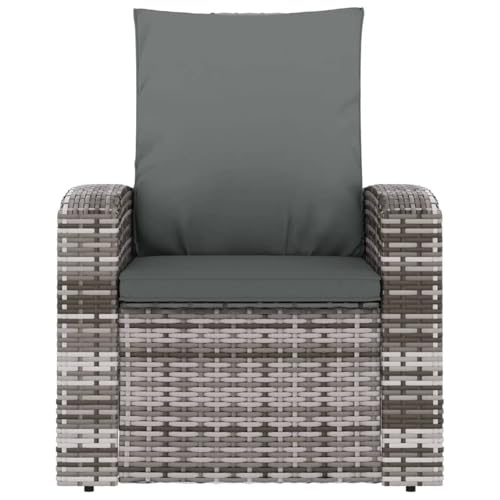 Chaise de jardin en bois et fauteuil de terrasse réglable Homgoday