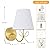 PASSICA DECOR Bow Wireless Battery Operated Wall Sconce Set of 2, Rechargeable Dimmable LED Lights with 15 Colors, Timer, Remote Control,Bow Lamp for Girls or Kids Rooms,Bedroom Living Room