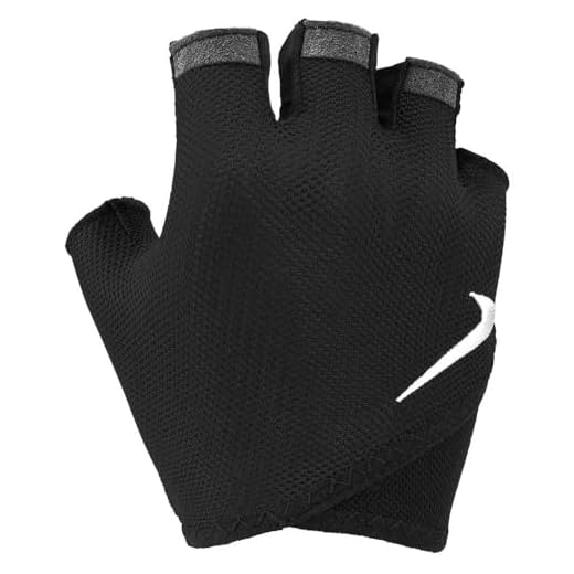 Nike Women's Gym Essential Fitness Gloves L Black/White|010