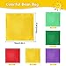 Skylety 30 Pack Small Bean Bags for Kids Tossing Games Bulk Cornhole Mini Nylon Colorful Bean Bags Toys for Outdoor Sack Throwing Sports Family School Classroom Party Hand Toss(3.94 x 3.94 Inch)