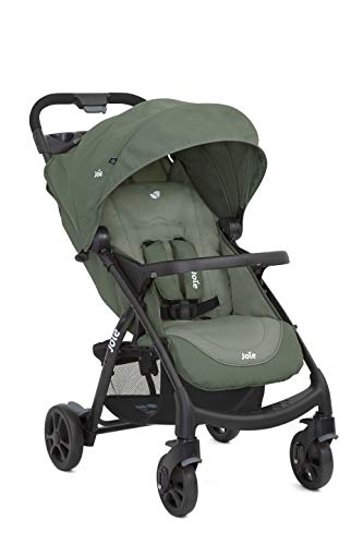 Joie Muze™ LX Buggy, Liegeposition, kompakt faltbar, 5-Punkt-Gurt, kompatibel mit Reisesystemen – Geburt bis 3 Jahre (0–15 kg), Farbe Laurel