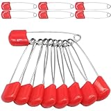 YOSAWA 50Pcs 2.2' Plastic Head Nappy Safety Pins