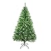 SOLAGUA NAVIDAD Sapin de Noël Artificiel de Feuilles de Guirlandes, Arbres 120-210cm avec Support Métallique (Vert Pailleté, 180cm 477Tips)
