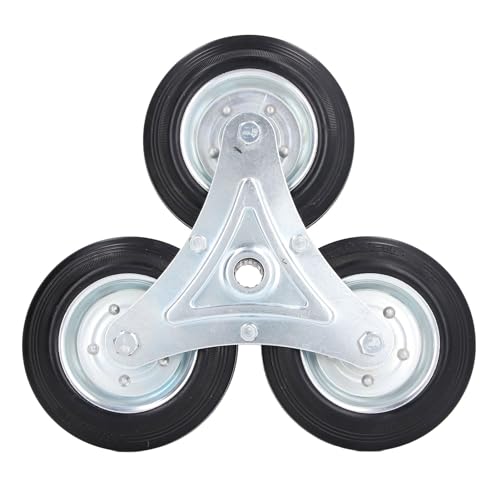 Roue d'escalade de service diable chariot caoutchouc conception triangulaire 300lb