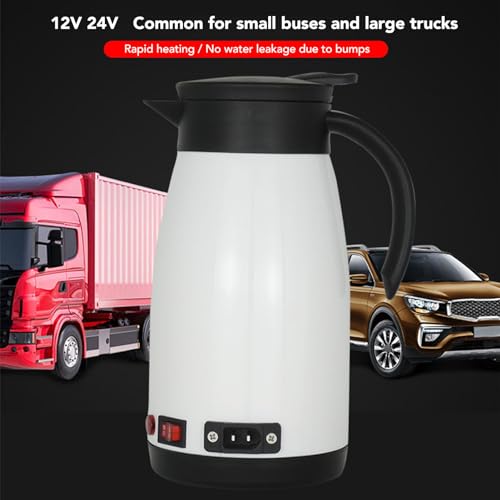 Hervidor eléctrico para auto 12V 24V acero inoxidable miniatura 5