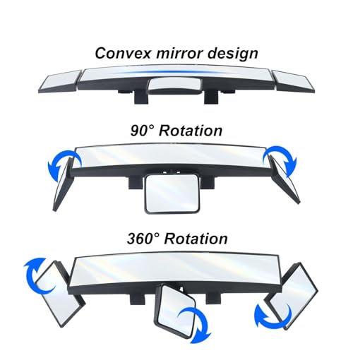 Retrovisor interior CF Moto 450 MT espejo habitáculo gran angular 2024 2025 4