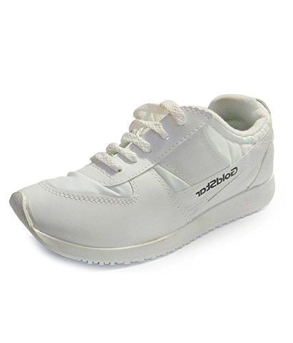 Goldstar Men's White Running Shoes Size 