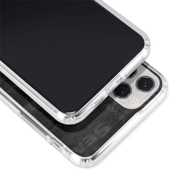 Skinit Clear Phone Case Compatible with iPhone 11 Pro - Officially Licensed NFL Seattle Seahawks Black & White Design