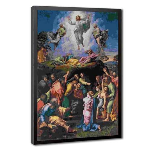 Impression sur toile Transfiguration de Raphaël 20x30 cm pour décoration murale
