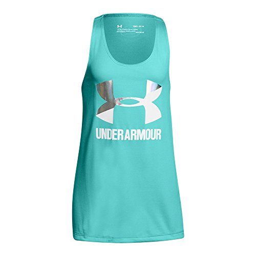 Under Armour Girls Big Logo Slash Tank