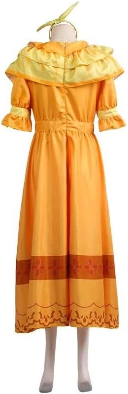 Miniatura 3 de LILLIWEEN Dolores Pepa Luisa Costume Womens Dress Halloween Costume with Headgear Full Set(US Size)