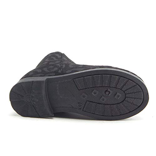 Jazamé Little Toddler Girls' Ankle High Round Toe Booties Zipped Fashion Dress Boots3