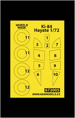 HGW 1/ 72 四式戦闘機 疾風 塗装マスクシール  返品種別B