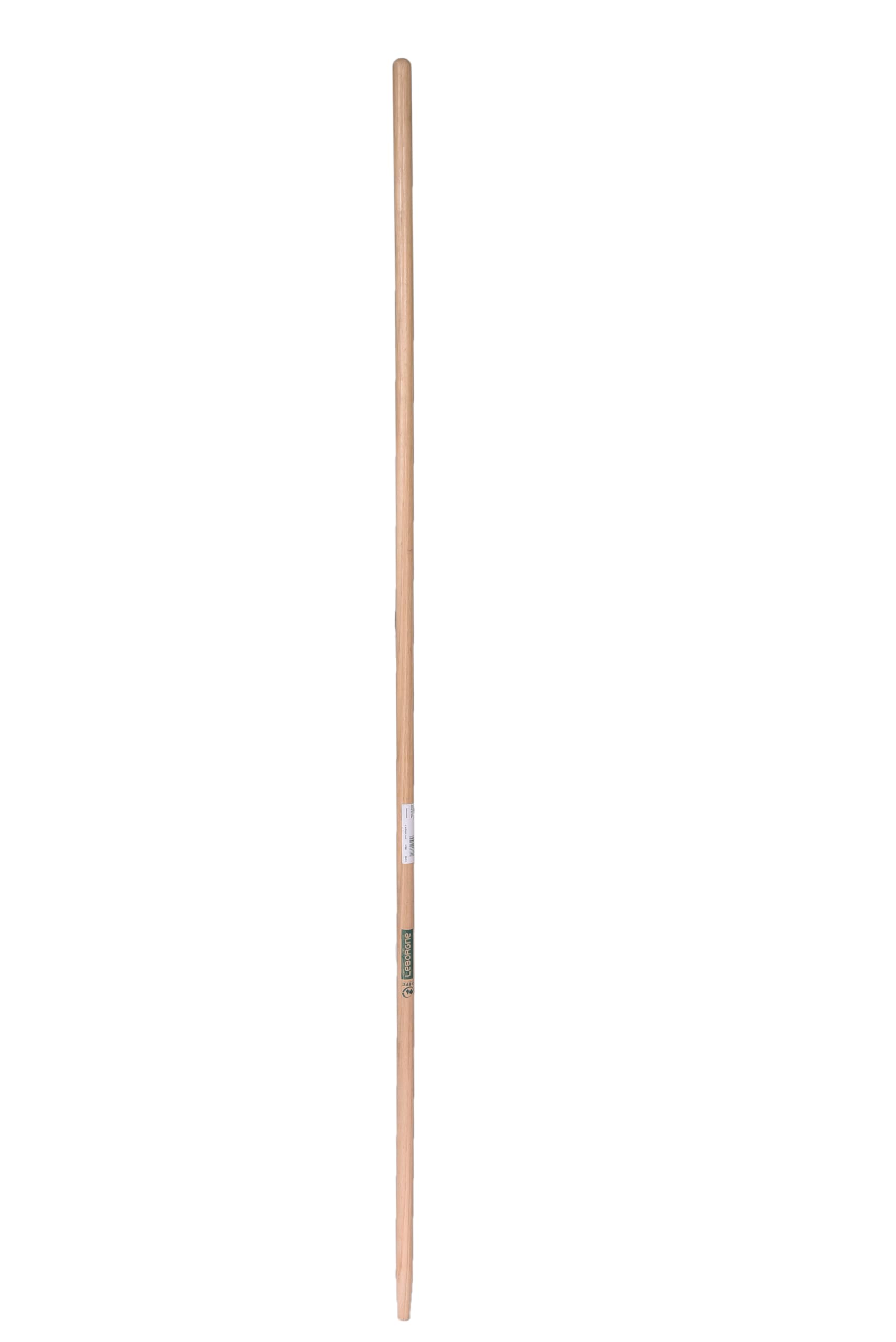 LEBORGNE - Manche De Rechange En Bois 195 cm Ø 28 mm Certifié PEFC 100% - Pour Râteau Polymère Duopro - Bois Résistant - Finition Poncée Pour Confort Optimal