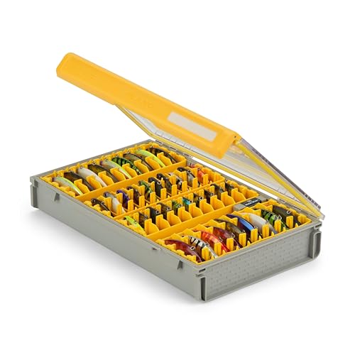 Image of Plano Edge 3700 Lipless Box, Stores 40 Fishing Baits, with Rust-Preventive Rustrictor, Dri-Loc Watertight Seal, WaterWick, Transparent DuraView Lid, Stackable Storage for Crankbaits and More