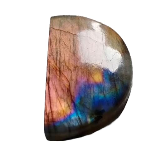 Labradorite violette naturelle en demi-lune pour créer vos bijoux et colliers bohèmes