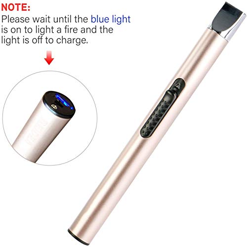 REIDEA Lichtbogen Stabfeuerzeug USB Aufladbar Feuerzeug, Lang Elektronisch Lichtbogen Feuerzeug/Arc Lighter für Kerzen… – Bild 3