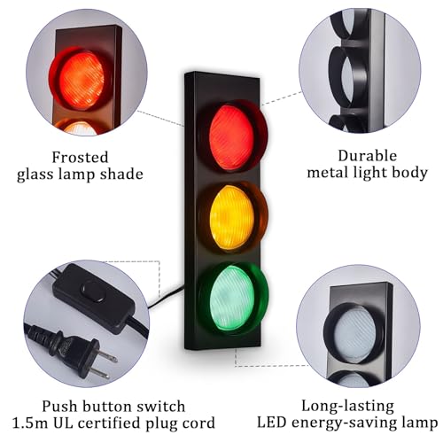 Semáforo LED con control remoto regulable para decorar paredes infantiles 5