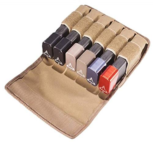 Tuff Products 6 in-Line Magazine Pouch, Coyote Brown, Size 2