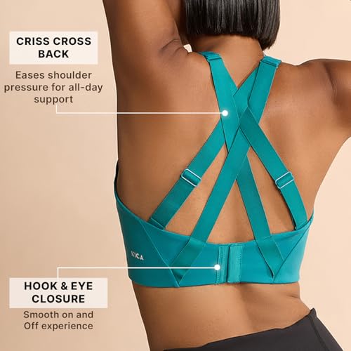 Image of KICA Luxe Limitless High-Impact Full Coverage Sports Bra with Molded Cups