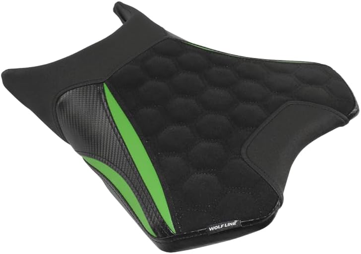 Motorbike Fit for Kawasaki Ninja 500 Z500 2024 2025 Complete Front Rider Rear Passenger Solo Seat Cowl Cushion Pad Synthetic Leather(Front Green)