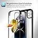 seacosmo Kompatibel für iPhone 14 Pro Hülle mit eingebautem Panzerglas Displayschutz und Kamera Schutzfolie [9H HD], 360 Grad Handyhülle Ganzkörper Stoßfeste iPhone 14 Pro Case - Schwarz