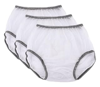 Adult Waterproof Pull-On Incontinence Pants Fits (26"-34") – Soft Vinyl Cover Underwear to Wear Over Diapers, Pads or Briefs – Leakproof & Reusable Protection (Medium)