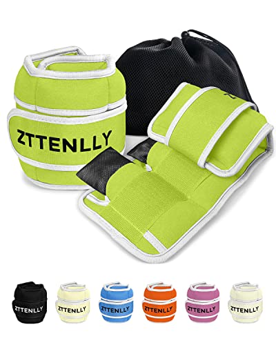 Image of Adjustable Ankle Weights for Women Men and Kids | 1 Pair 5 10 15 18 20 Lbs Leg Wrist Ankle Weight Straps for Yoga, Walking, Running, Aerobics, Gym, Dance, Pilates, Cardio