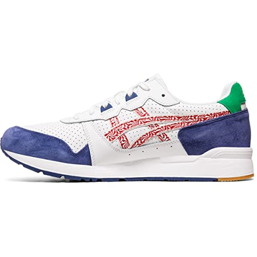 ASICS Tiger Men's Gel-Lyte Shoes, 8, White/Classic RED4