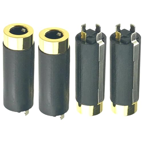 Conector Jack 3.5mm TRRS 4 polos hembra para reparación miniatura 3