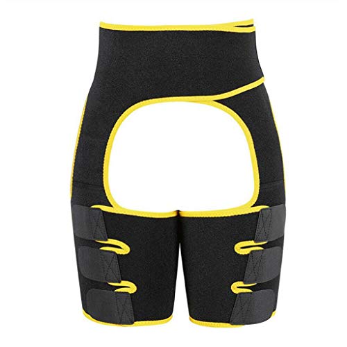 Fine Women's Fitness Belt,Waist Support Thigh Leggings,Breathable Sweaty Belt Waist Trimmer Body Shaper