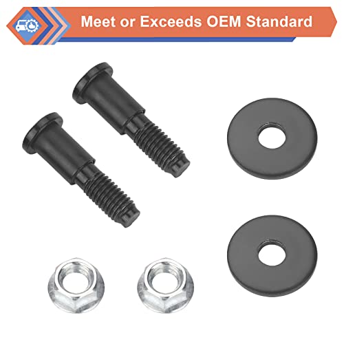 ZONFANT 2 Pcs Tailgate Door Lock Latch Striker Bolt Compatible With Chevy Cadilac GMC Vehicle 1999-2014 Avalanche Silverado, 2002-2009 Escalade, 1999-2014 Sierra Series, Replace#11570162 30283 49538