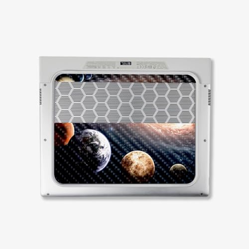 Image of MightySkins Carbon Fiber Skin Compatible with Alienware X14 R2 (2023) Full Wrap Kit - Solar Galaxy | Protective, Durable Textured Carbon Fiber Finish | Easy to Apply & Change Styles | Made in The USA