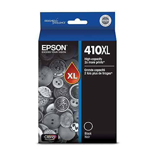 EPSON® Claria® 410XL High-Yield Premium Black Ink Cartridge (T410XL020-S)