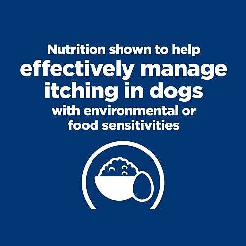 Hill\'s Prescription Diet Derm Complete Environmental/Food Sensitivities Dry Dog Food, Rice & Egg, 14.3 lb. Bag - Thumbnail 3