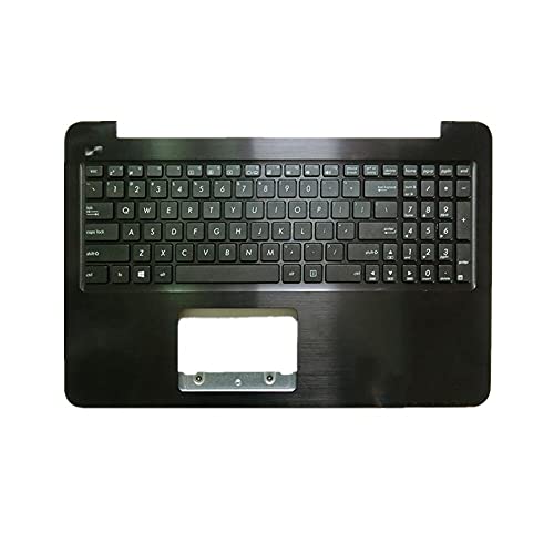 fqparts Replacement La Coque Coquille Autour du Clavier C Coquille & Clavier pour for ASUS R556 R556D R556DA R556DG R556L LA LB LD LF LJ LN LP U UB UJ UQ Y Ya YI Noir